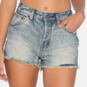 VINTAGE NEW Deadstock FREE PEOPLE SIZE 26 CAMP SHORTS WE THE FREE HAS TAGS